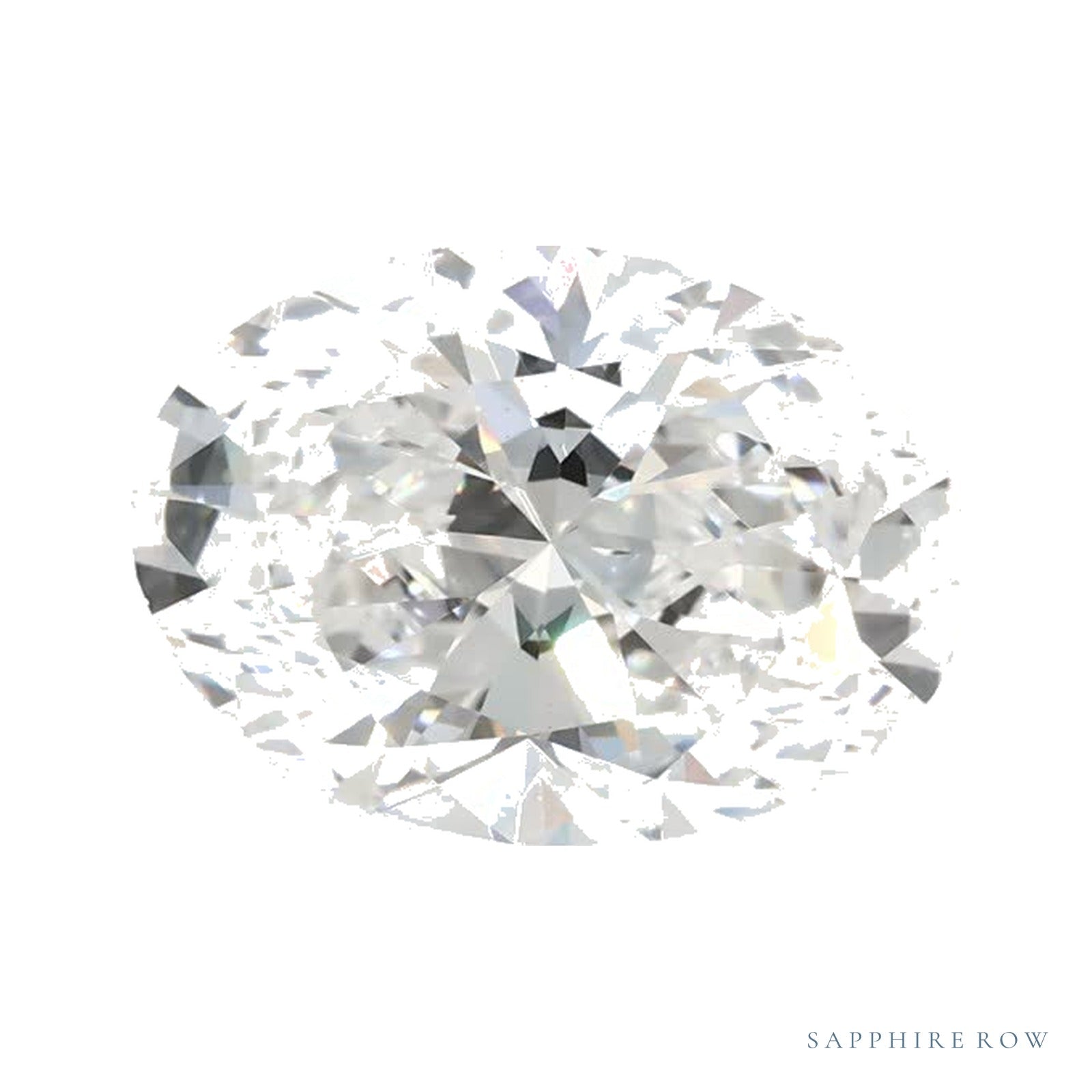 1.64 ct lab-grown diamond, oval cut | Sapphire Row · cut4