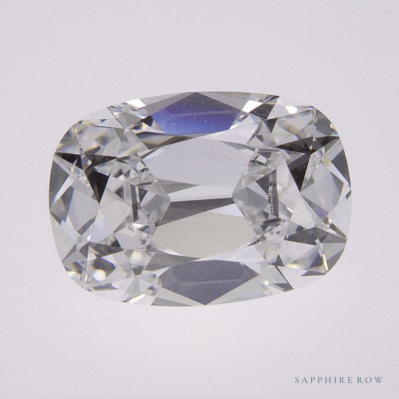 1.63 ct lab-grown diamond, elongated cushion cut | Sapphire Row · cut6