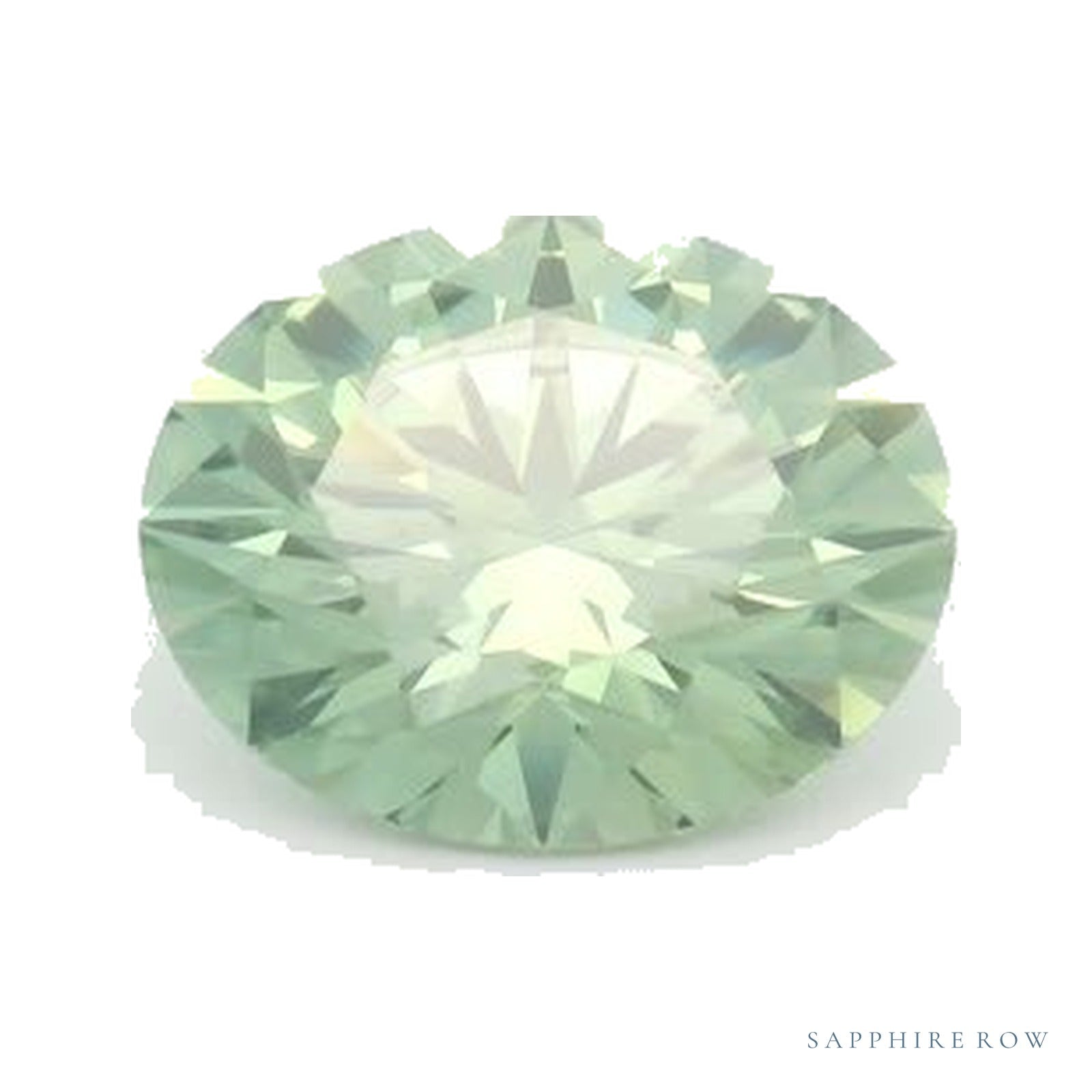 1.62 ct lab-grown fancy vivid green diamond, round cut | Sapphire Row · cut4