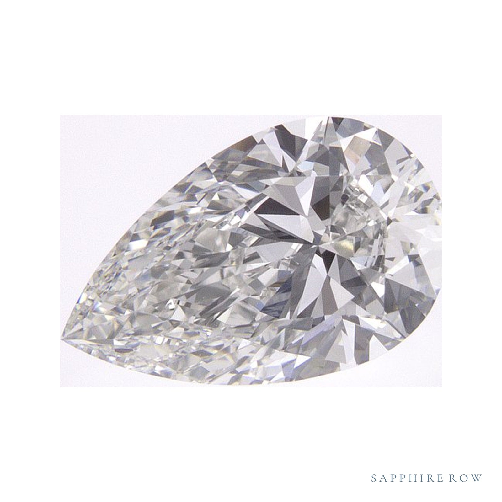 1.62 ct lab-grown diamond, pear cut | Sapphire Row · cut4