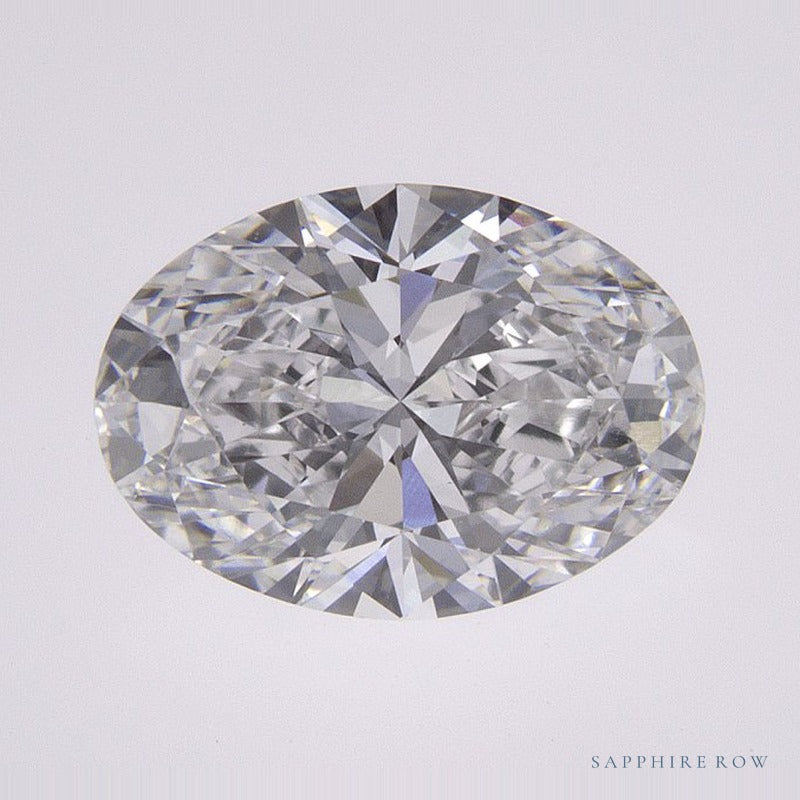1.62 ct lab-grown diamond, oval cut | Sapphire Row · cut7