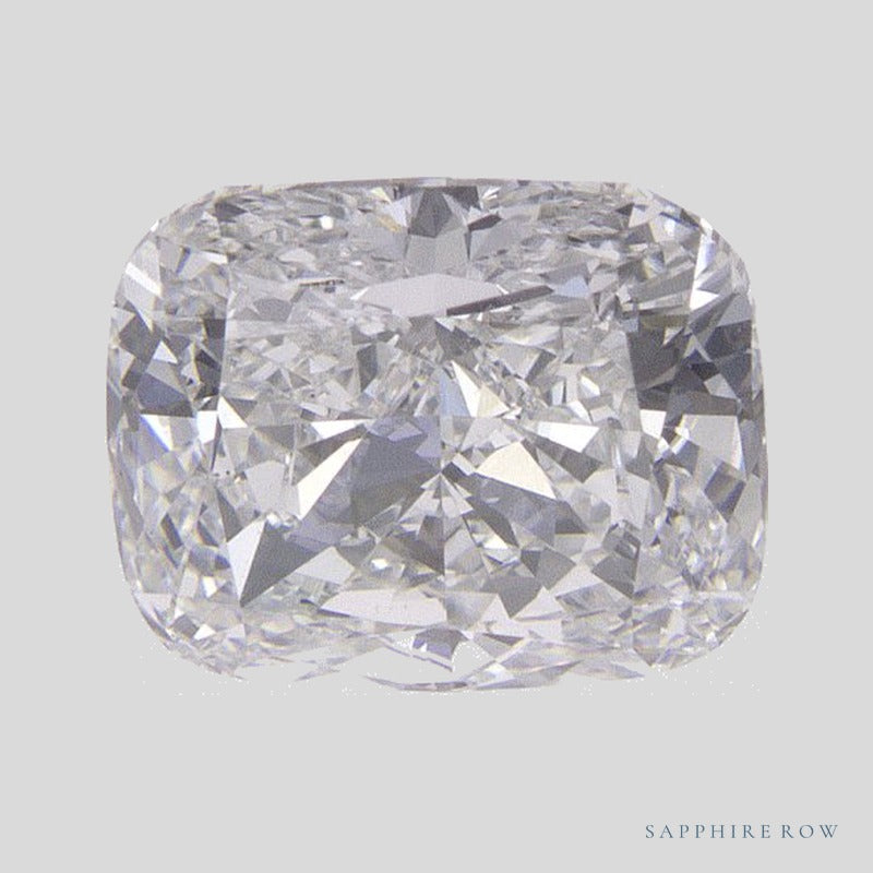 1.61 ct lab-grown diamond, elongated cushion cut | Sapphire Row · cut4 · cut5