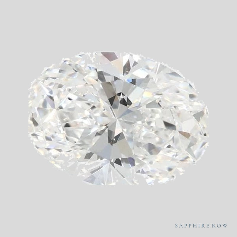 1.61 ct lab-grown diamond, oval cut | Sapphire Row · cut5