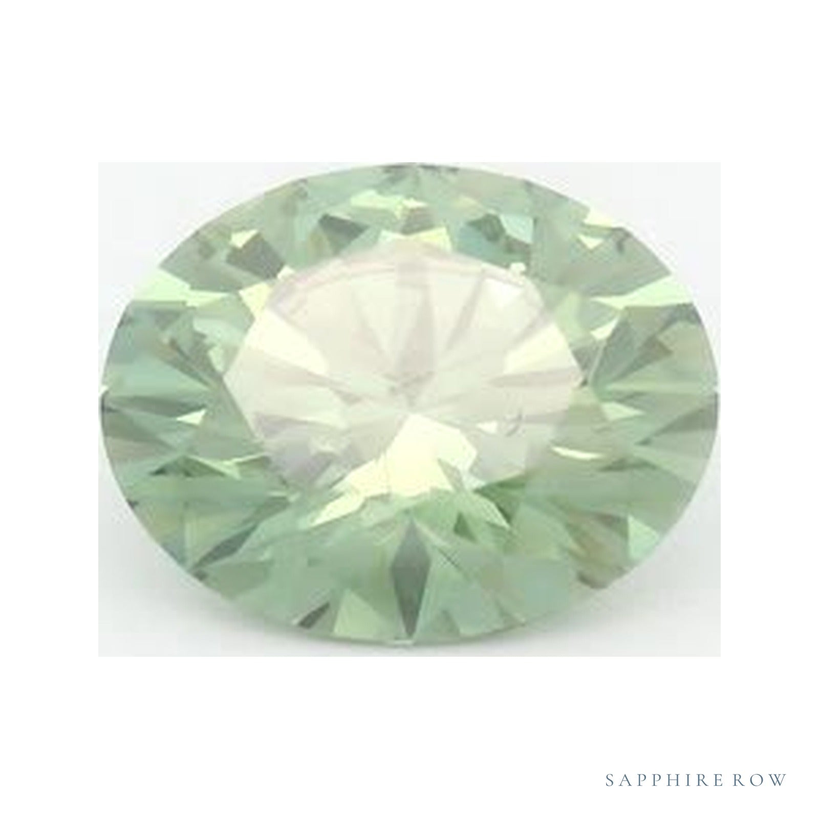 1.60 ct lab-grown fancy vivid green diamond, round cut | Sapphire Row · cut4