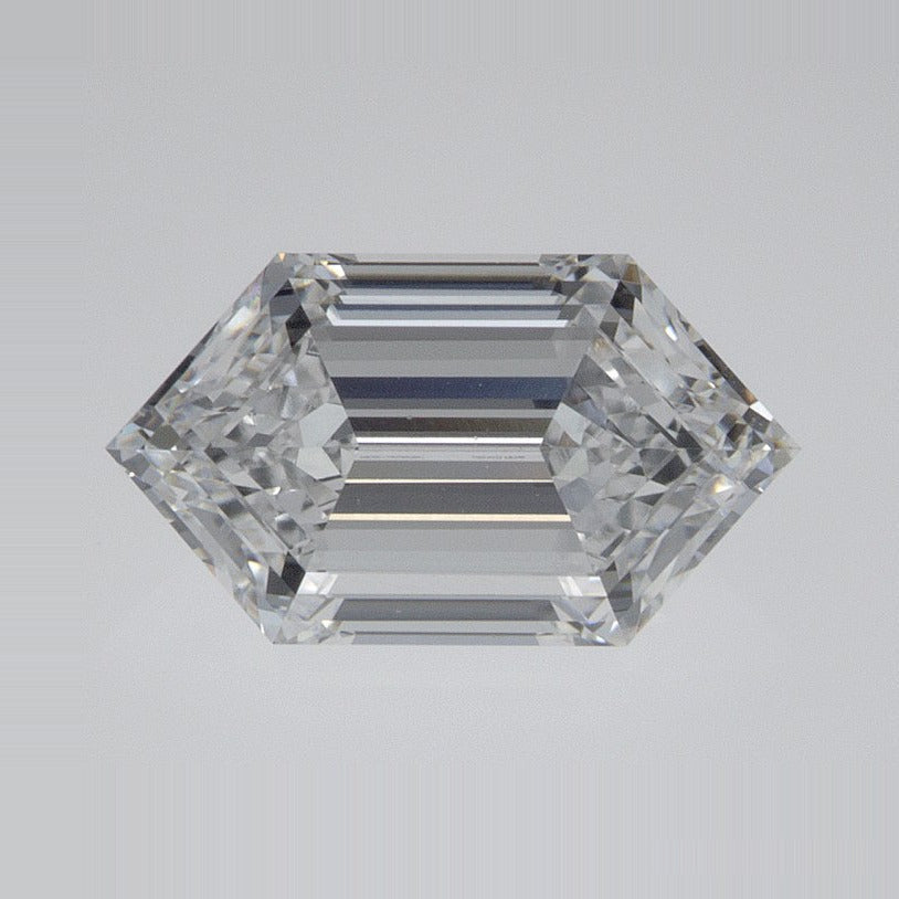 1.60 ct lab-grown diamond, elongated hexagon cut | Sapphire Row · cut7