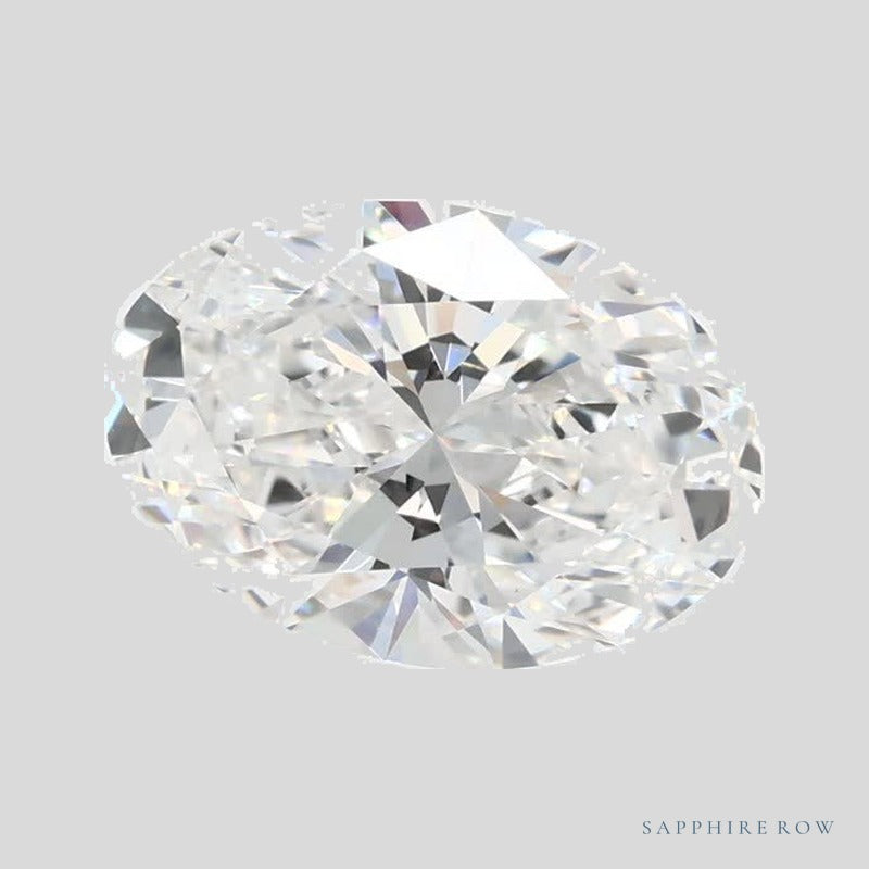 1.60 ct lab-grown diamond, oval cut | Sapphire Row · cut5