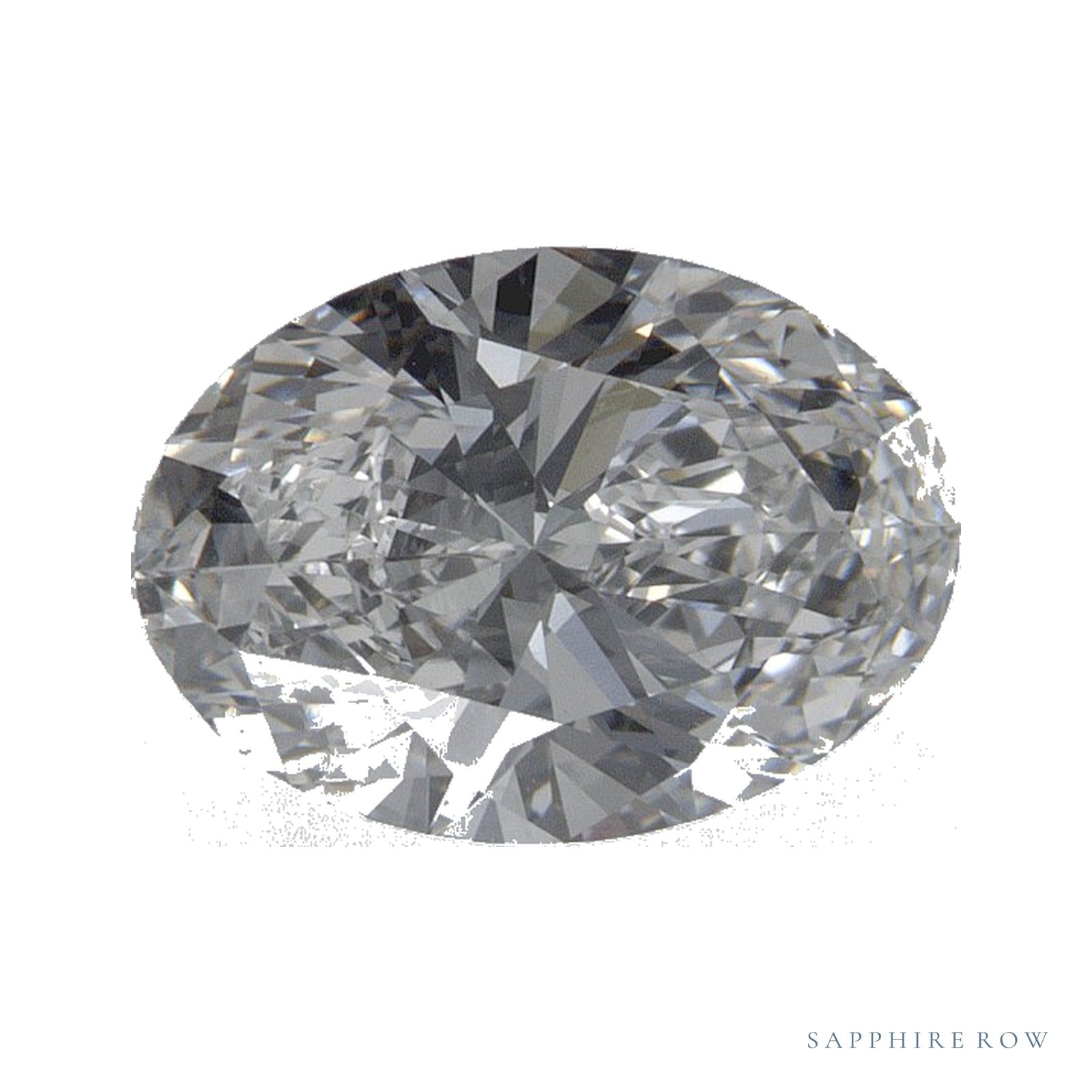 1.60 ct lab-grown diamond, oval cut | Sapphire Row · cut4
