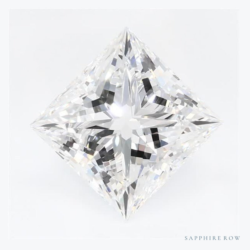 1.60 ct lab-grown diamond, square cut | Sapphire Row · cut6