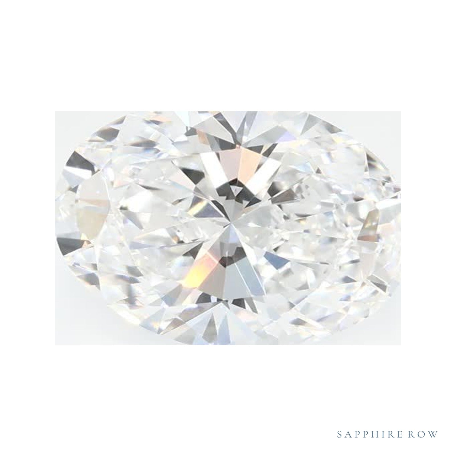 1.59 ct lab-grown diamond, oval cut | Sapphire Row · cut4
