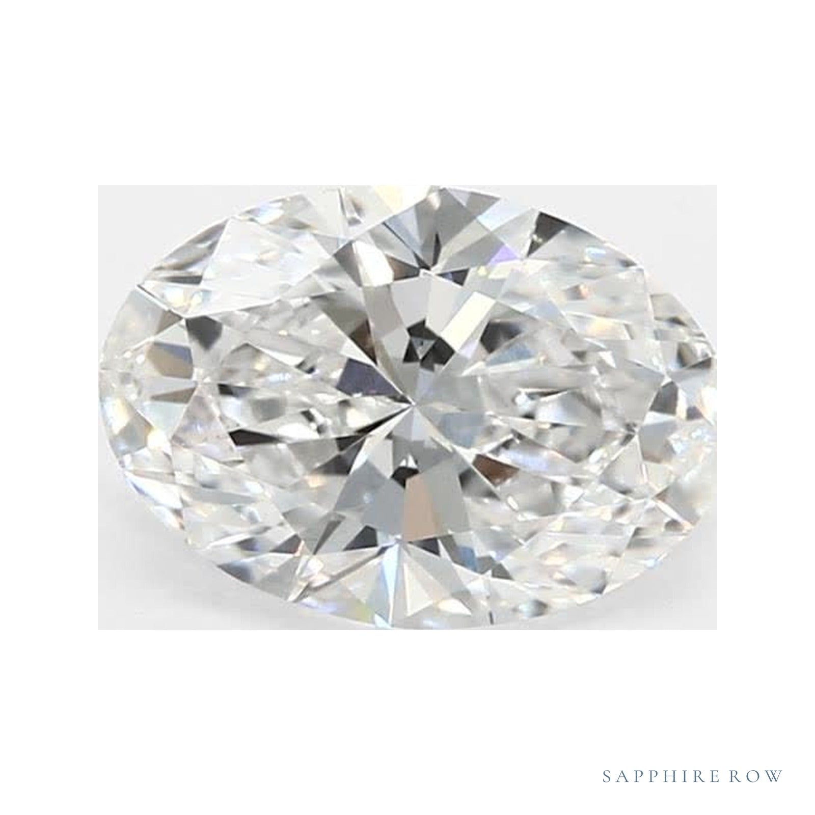 1.59 ct lab-grown diamond, oval cut | Sapphire Row · cut4