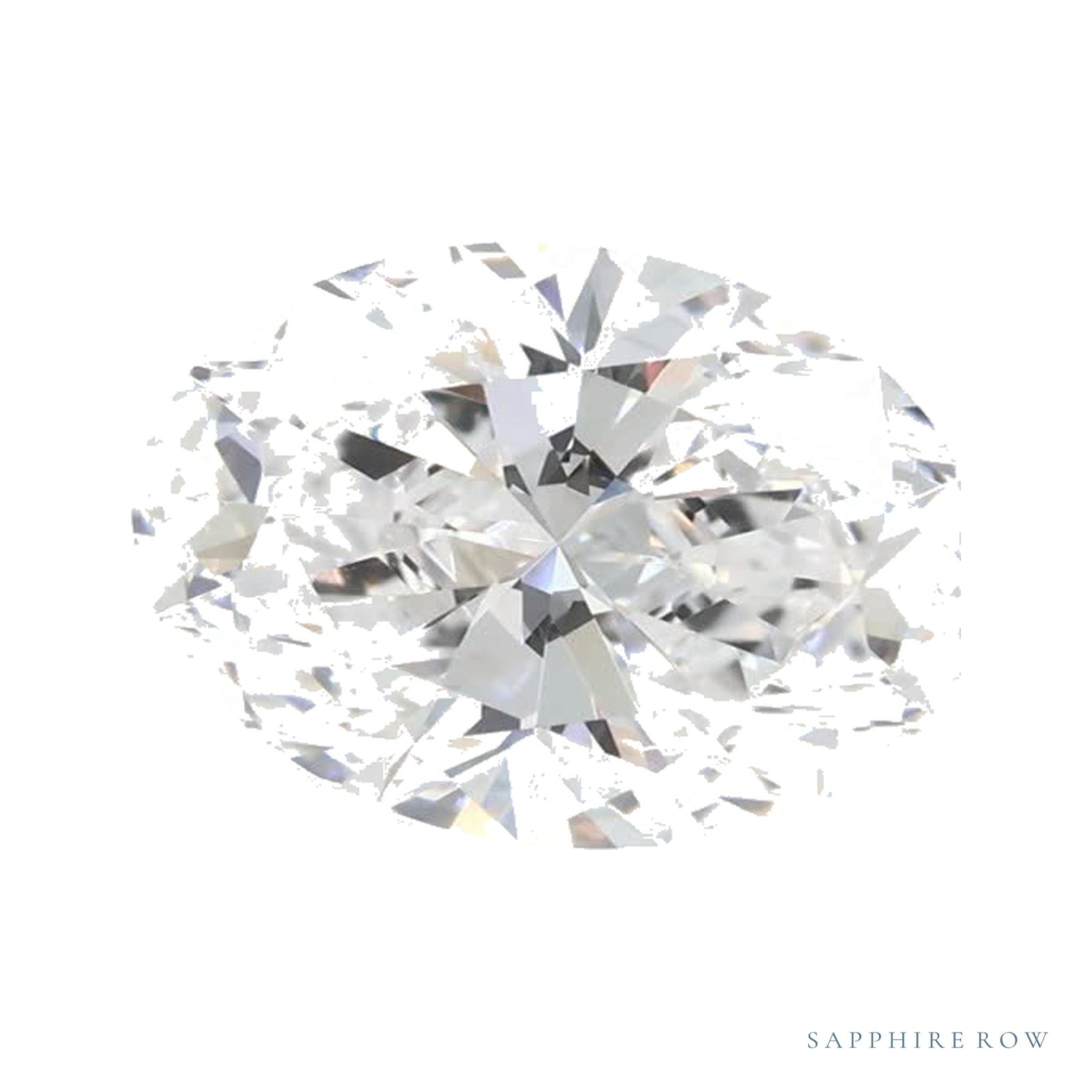 1.59 ct lab-grown diamond, oval cut | Sapphire Row · cut4