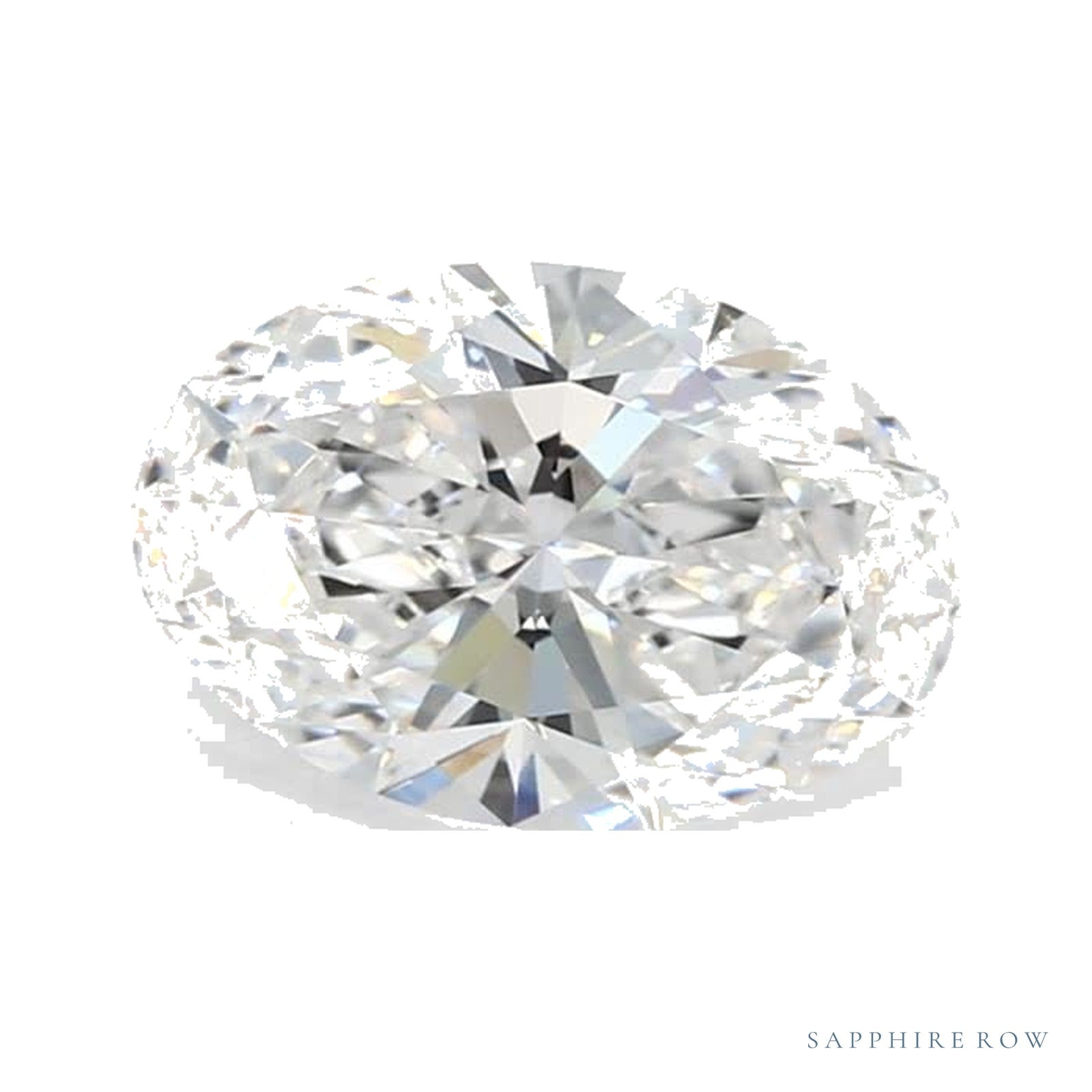 1.59 ct lab-grown diamond, oval cut | Sapphire Row · cut4