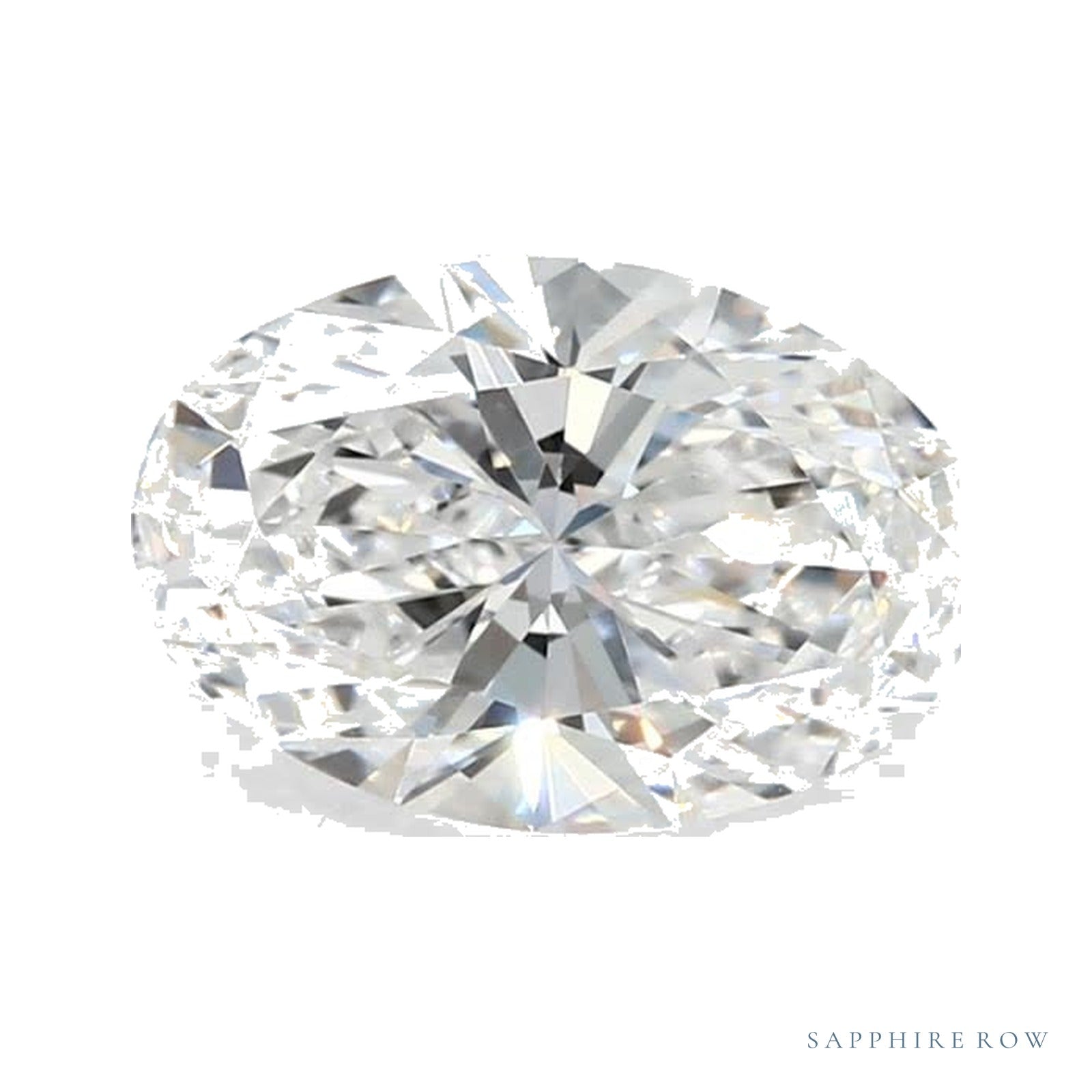 1.59 ct lab-grown diamond, oval cut | Sapphire Row · cut4