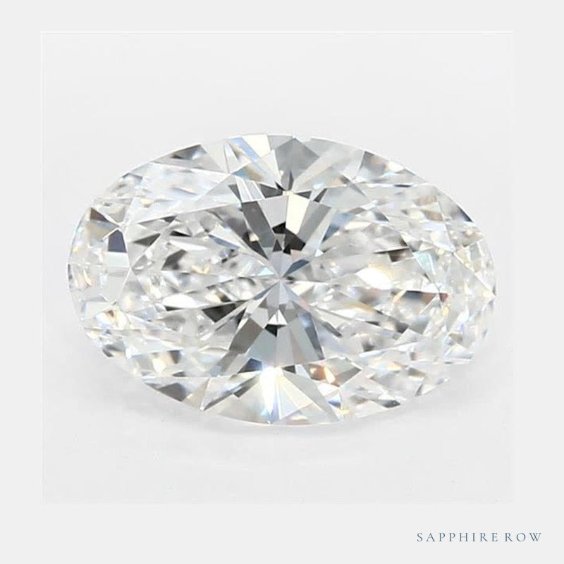 1.59 ct lab-grown diamond, oval cut | Sapphire Row · cut6