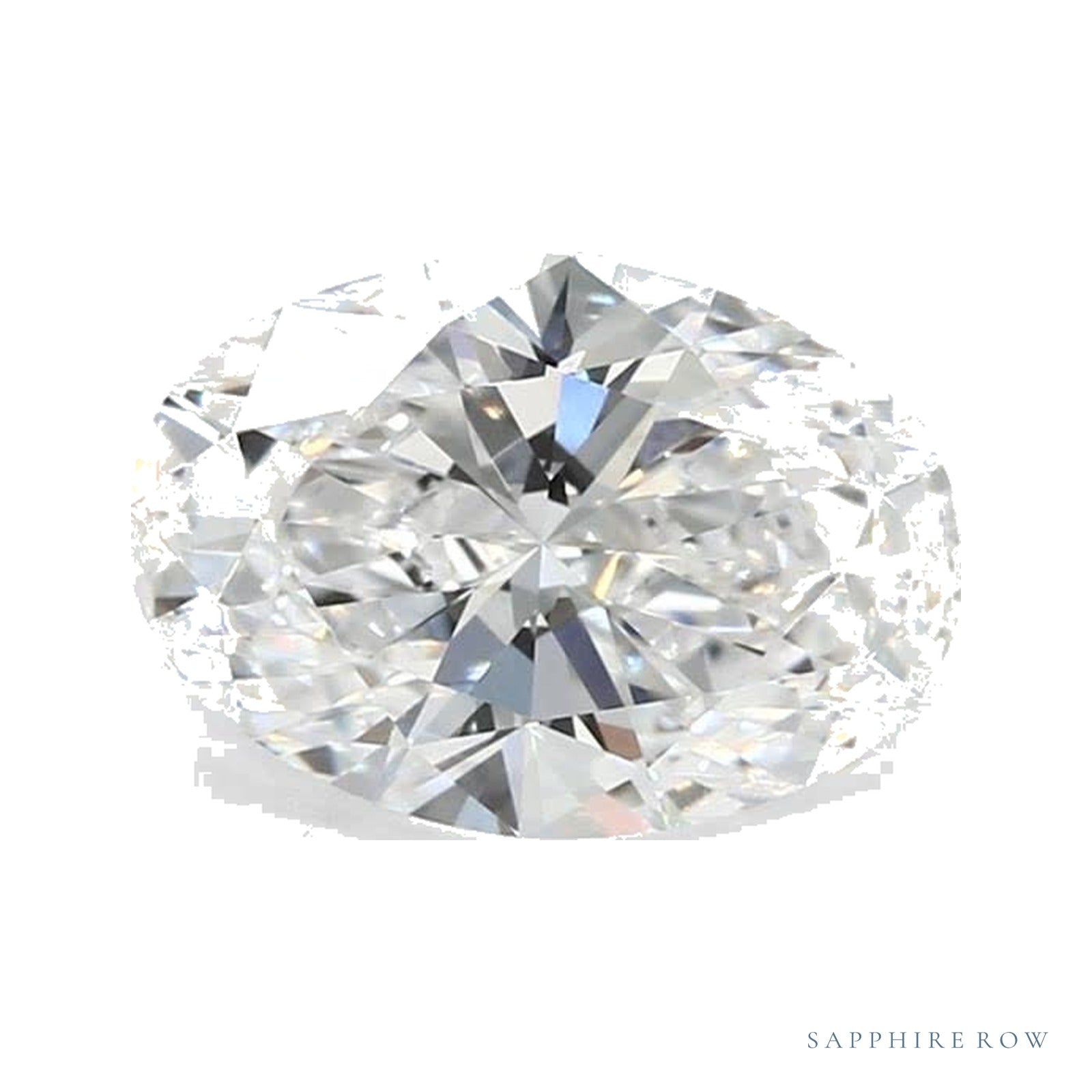1.59 ct lab-grown diamond, oval cut | Sapphire Row · cut4