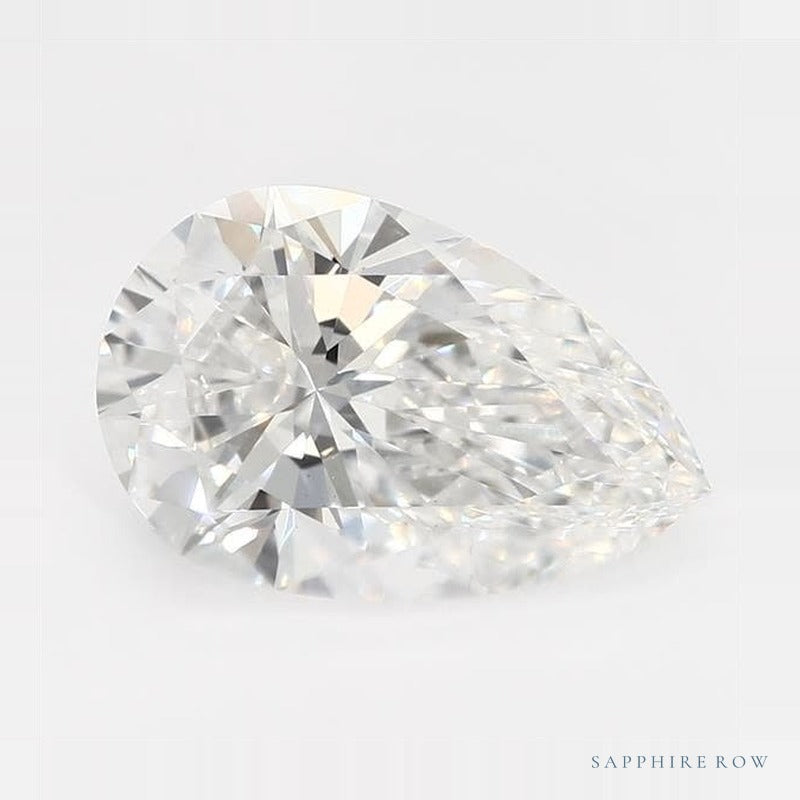 1.59 ct lab-grown diamond, pear cut | Sapphire Row · cut7