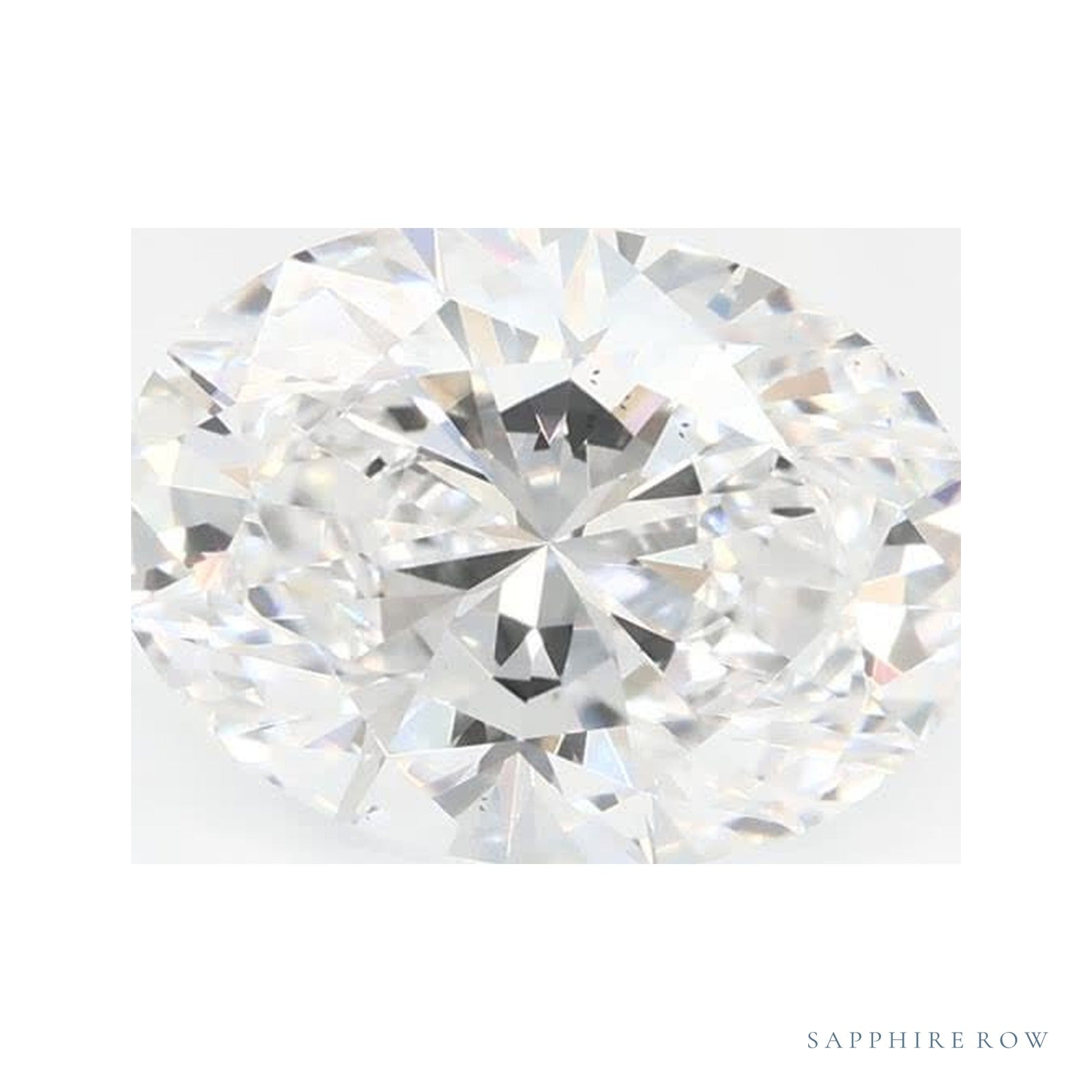 1.59 ct lab-grown diamond, oval cut | Sapphire Row · cut4