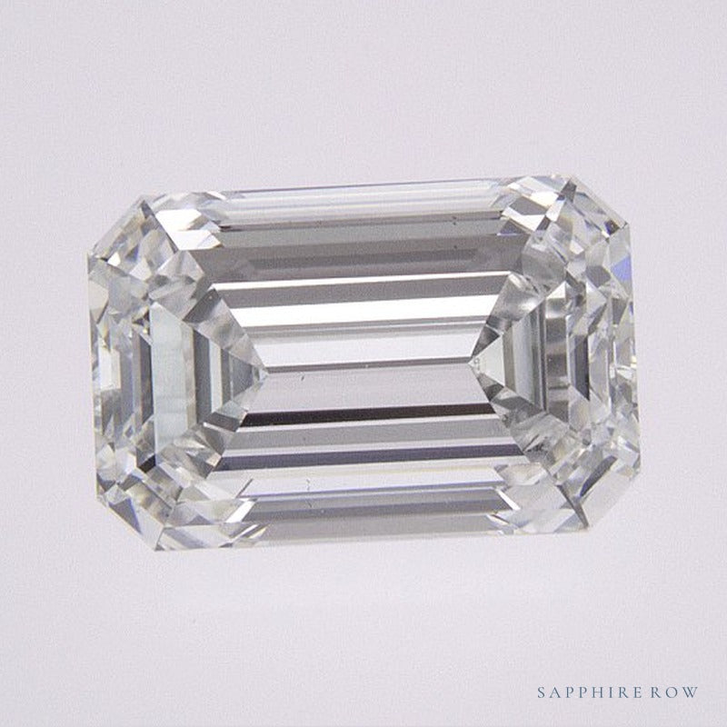 1.59 ct lab-grown diamond, emerald cut | Sapphire Row · cut6
