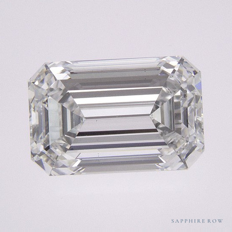 1.59 ct lab-grown diamond, emerald cut | Sapphire Row · cut6