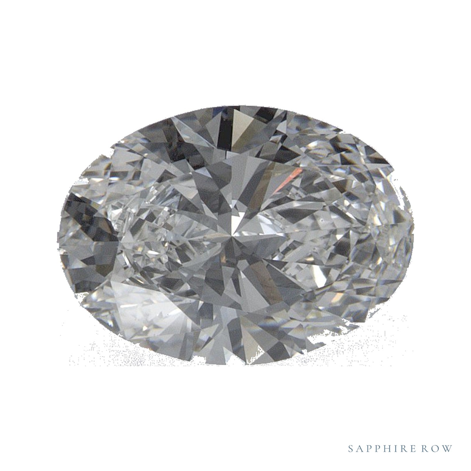 1.59 ct lab-grown diamond, oval cut | Sapphire Row · cut4