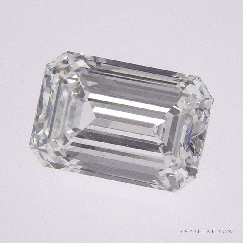 1.59 ct lab-grown diamond, emerald cut | Sapphire Row · cut6