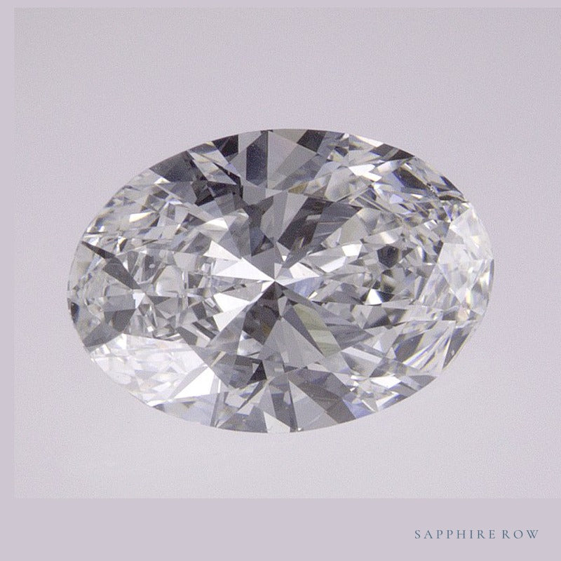 1.59 ct lab-grown diamond, oval cut | Sapphire Row · cut6