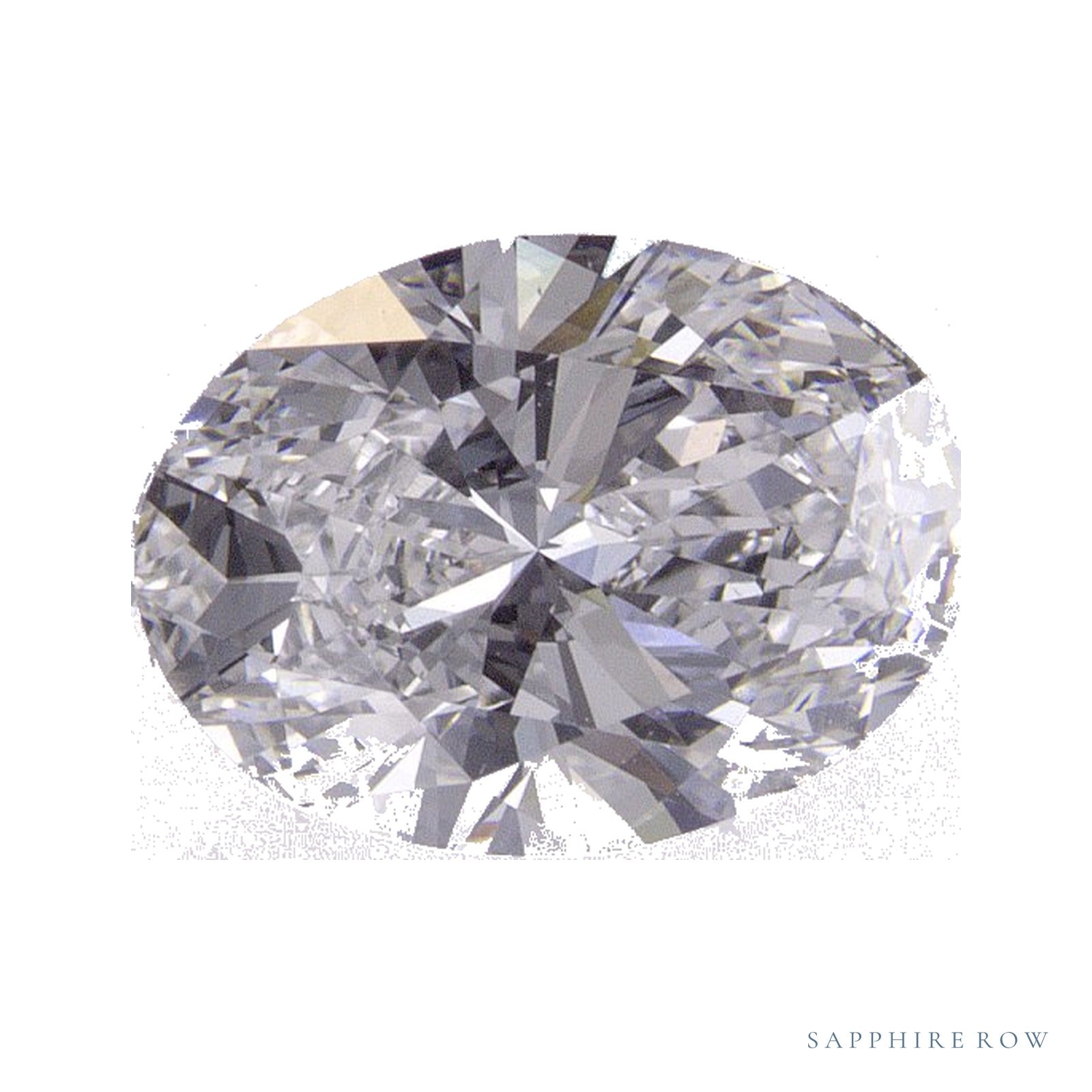 1.59 ct lab-grown diamond, oval cut | Sapphire Row · cut4