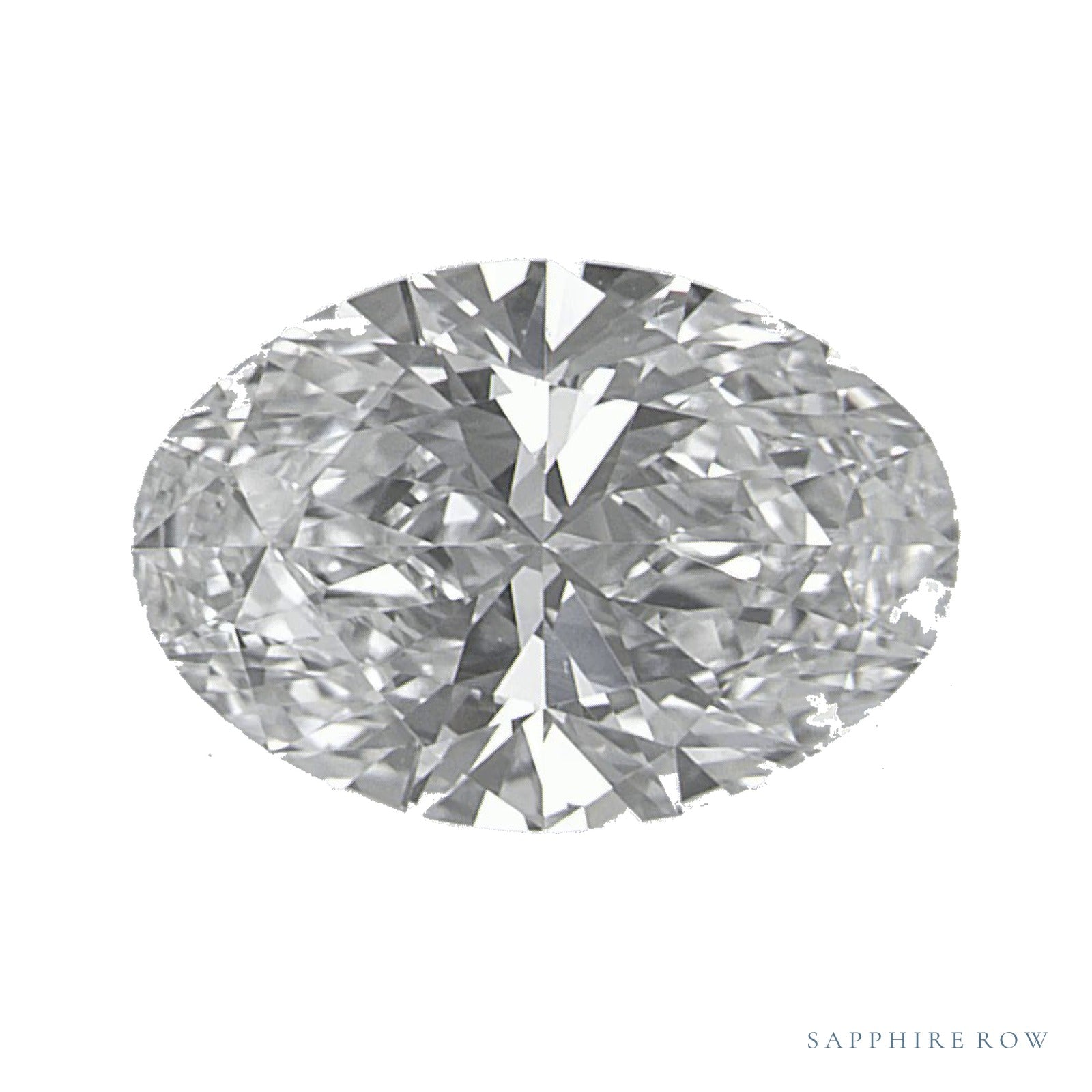 1.59 ct lab-grown diamond, oval cut | Sapphire Row · cut4