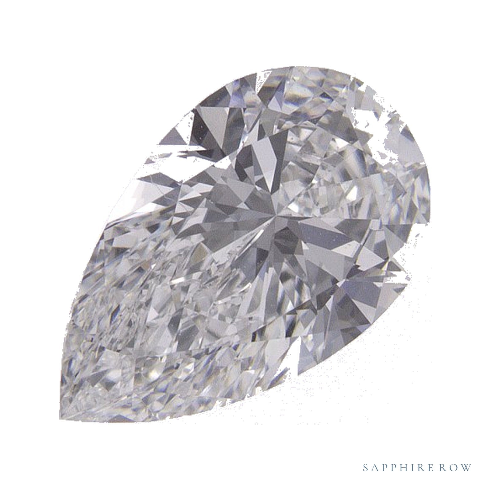 1.59 ct lab-grown diamond, pear cut | Sapphire Row · cut4