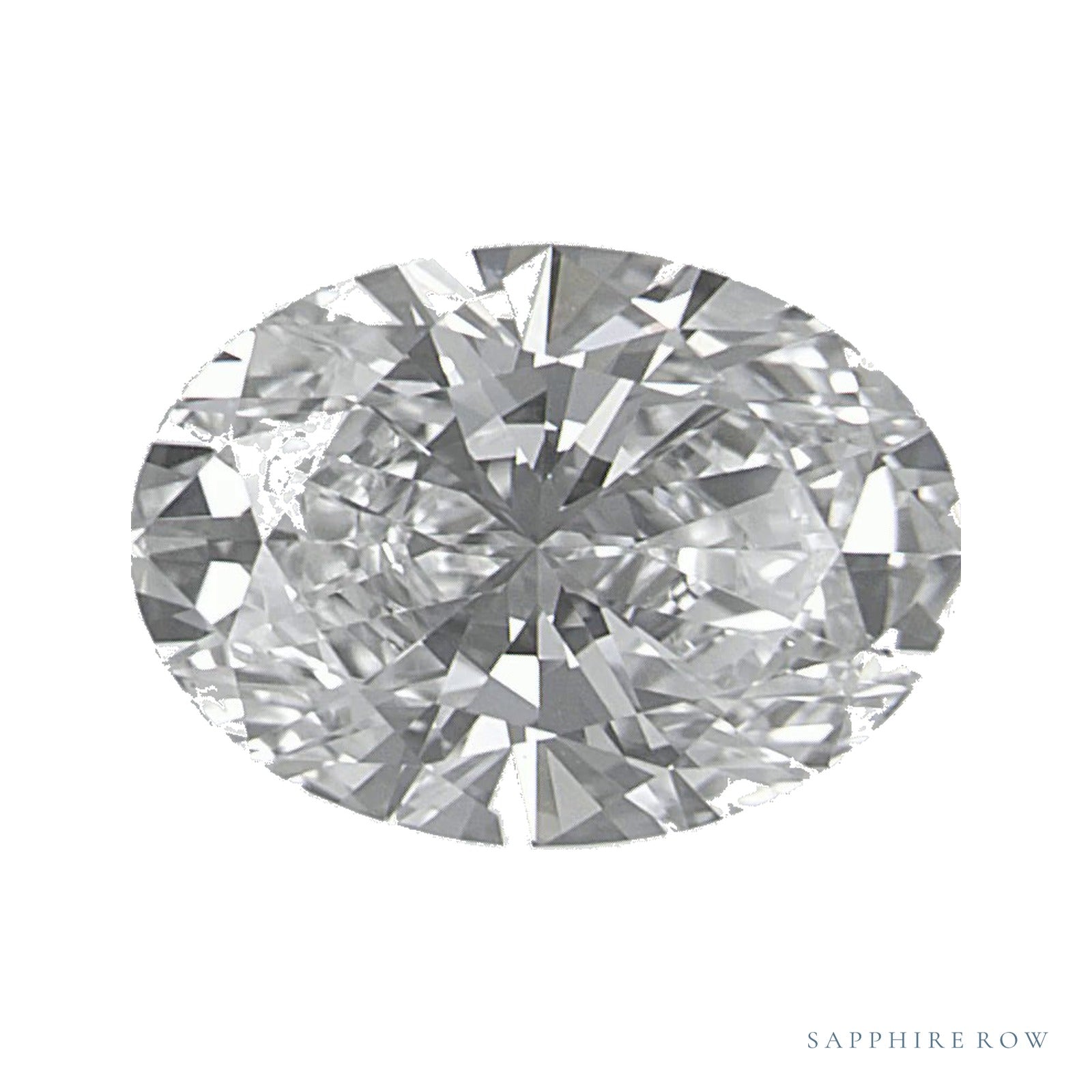 1.59 ct lab-grown diamond, oval cut | Sapphire Row · cut4