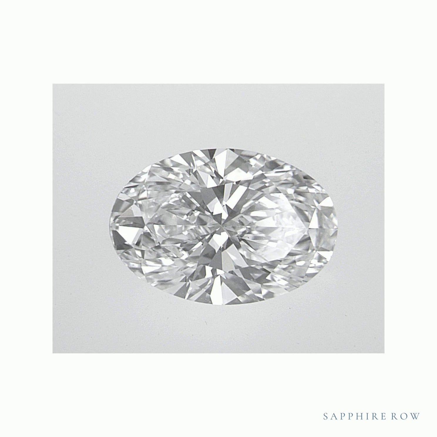 1.59 ct lab-grown diamond, oval cut | Sapphire Row · cut6