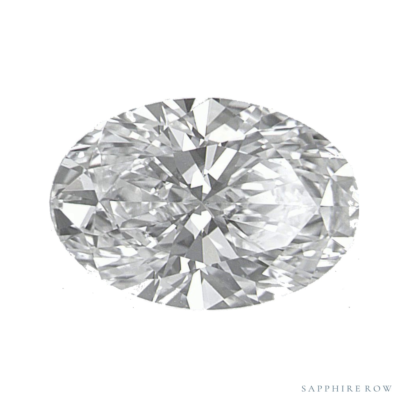 1.59 ct lab-grown diamond, oval cut | Sapphire Row · cut4