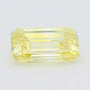 1.58 ct lab-grown fancy intense yellow diamond, emerald cut | Sapphire Row · cut7