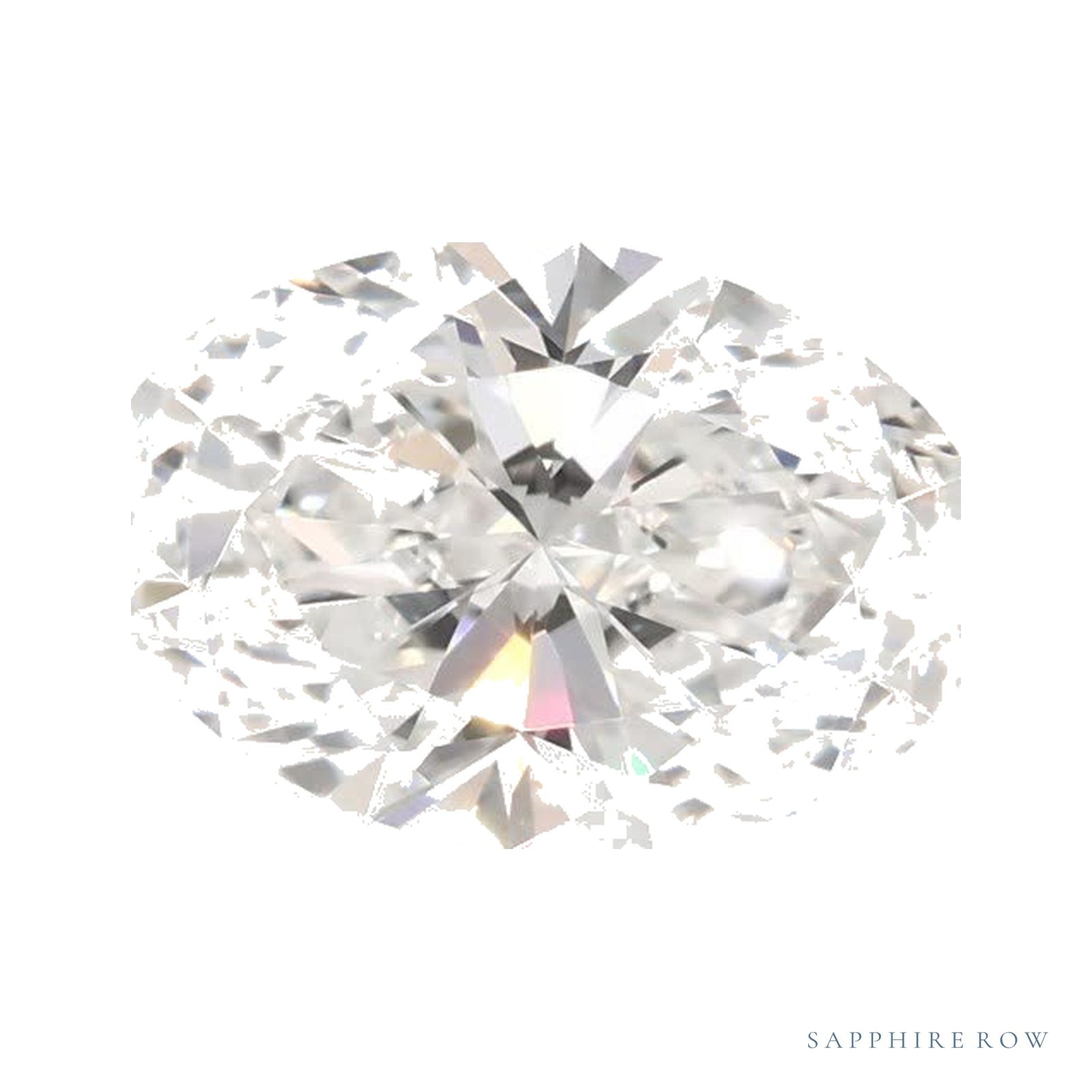 1.58 ct lab-grown diamond, oval cut | Sapphire Row · cut4