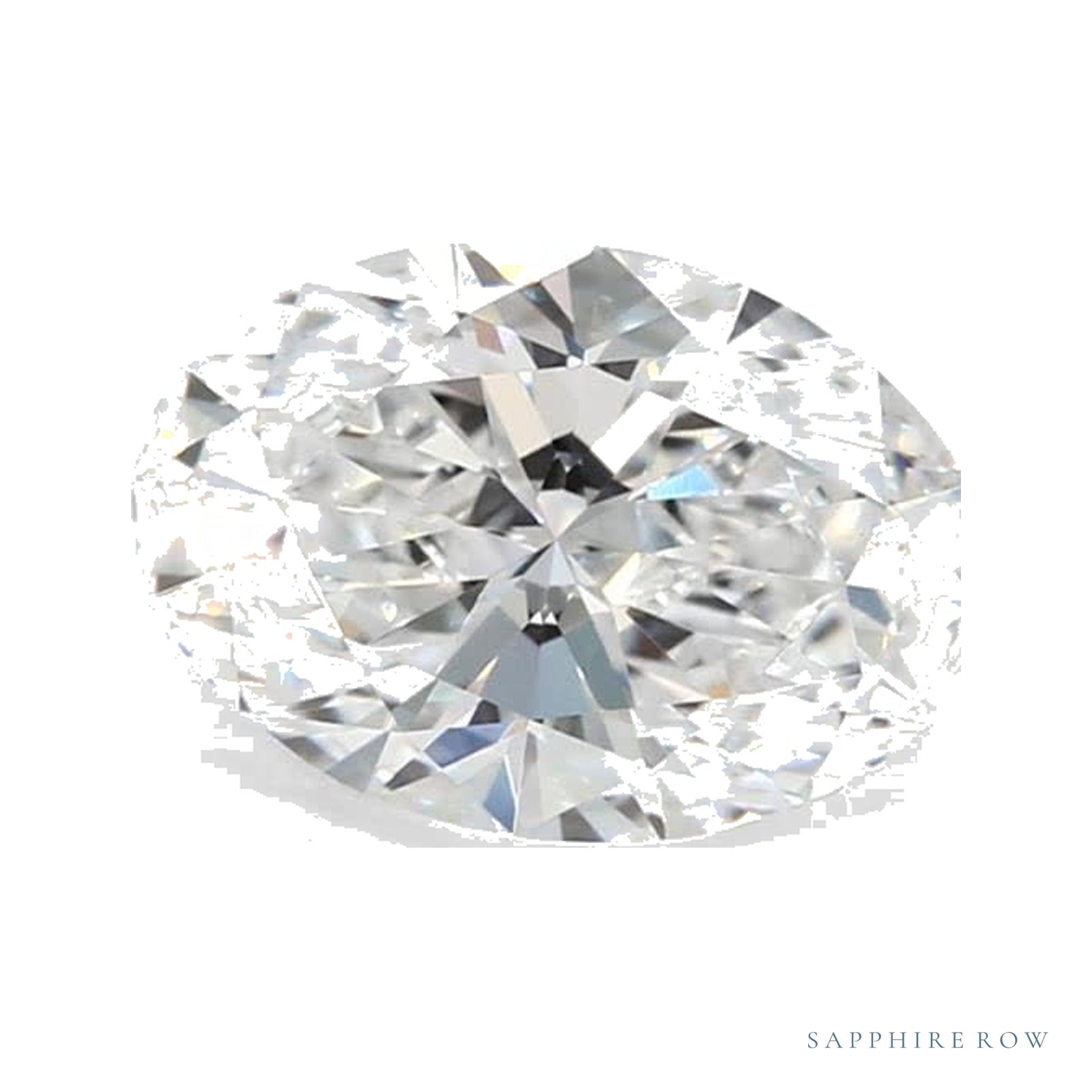 1.58 ct lab-grown diamond, oval cut | Sapphire Row · cut4