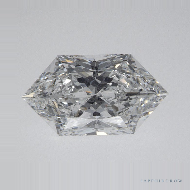 1.58 ct lab-grown diamond, elongated hexagon cut | Sapphire Row · cut7