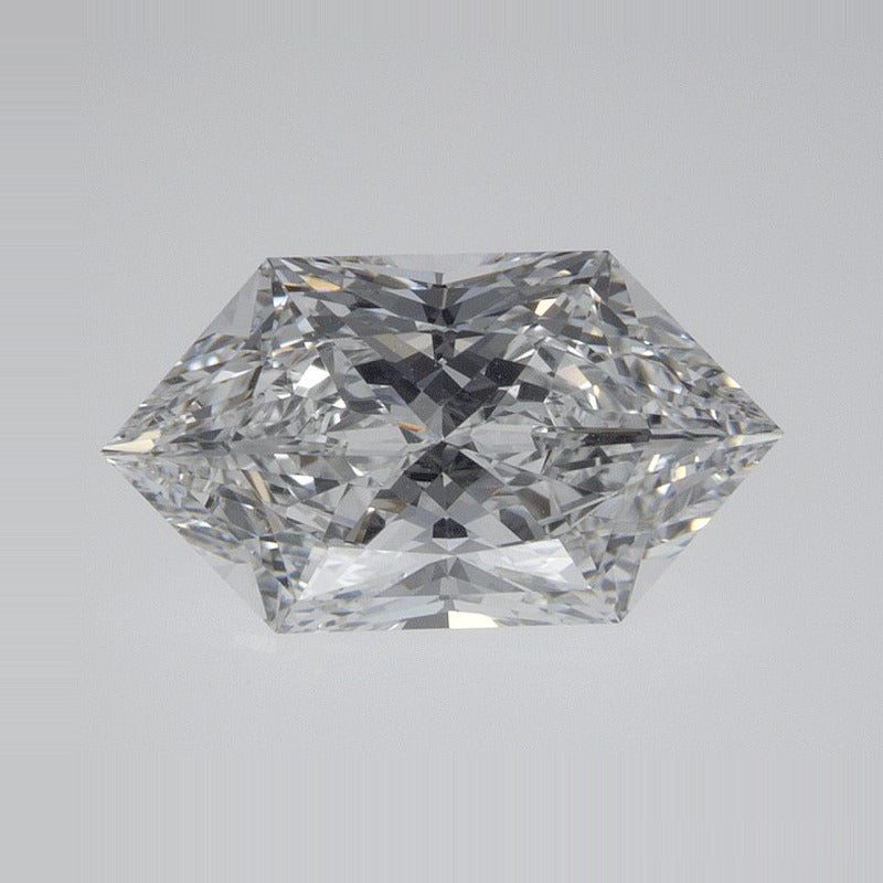 1.58 ct lab-grown diamond, elongated hexagon cut | Sapphire Row · cut7