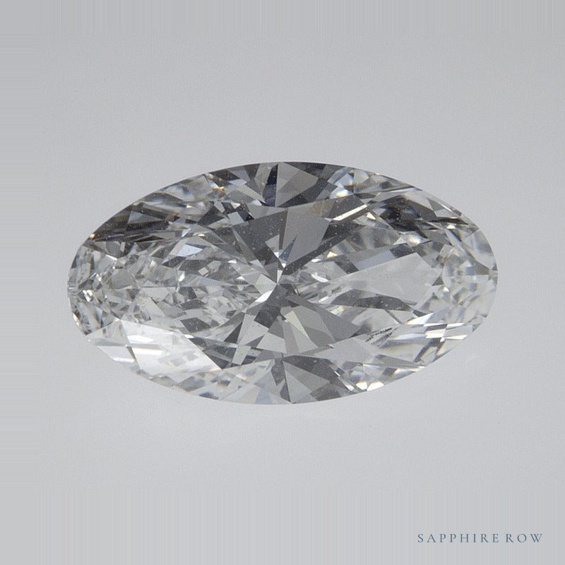 1.58 ct lab-grown diamond, elongated oval cut | Sapphire Row · cut7