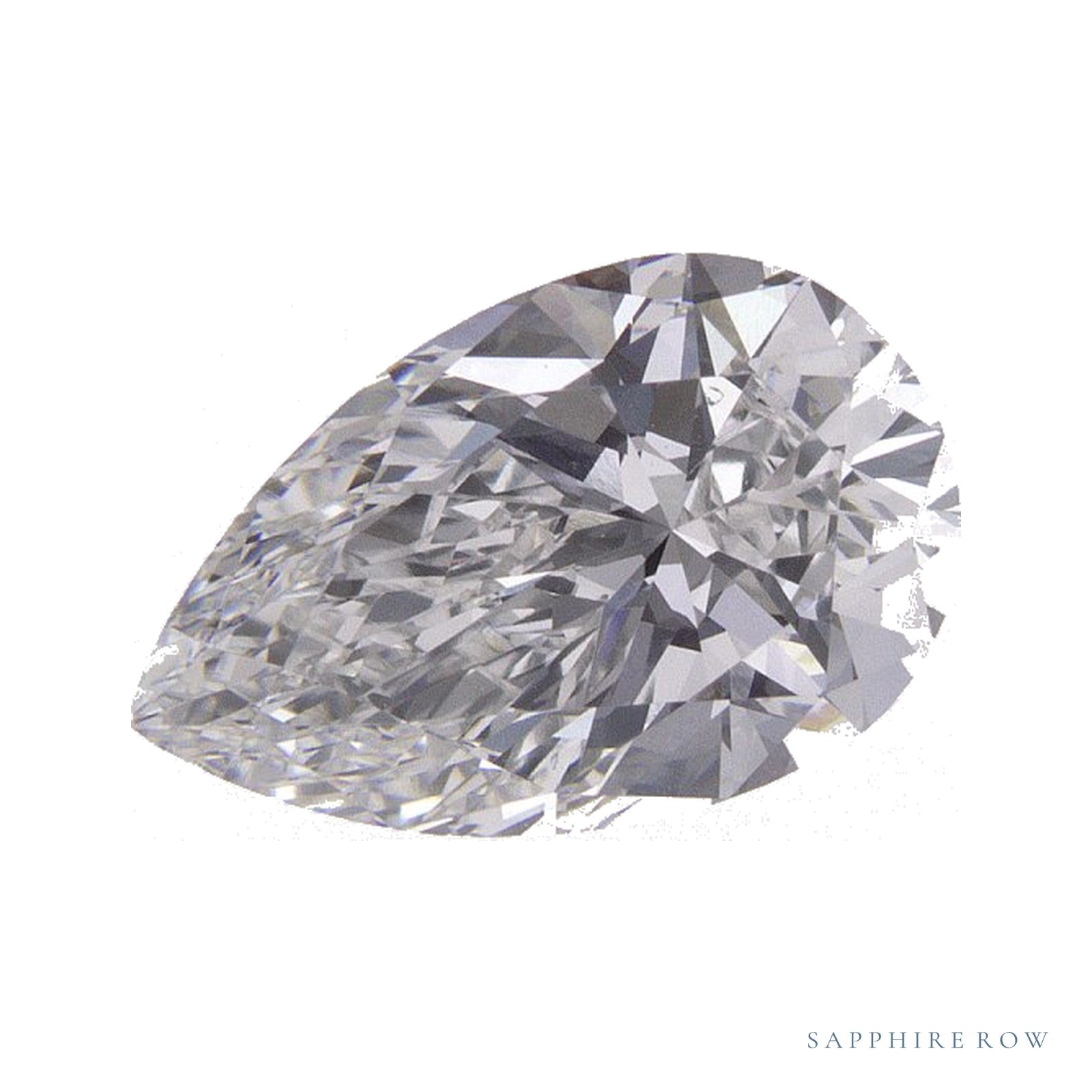 1.58 ct lab-grown diamond, pear cut | Sapphire Row · cut4