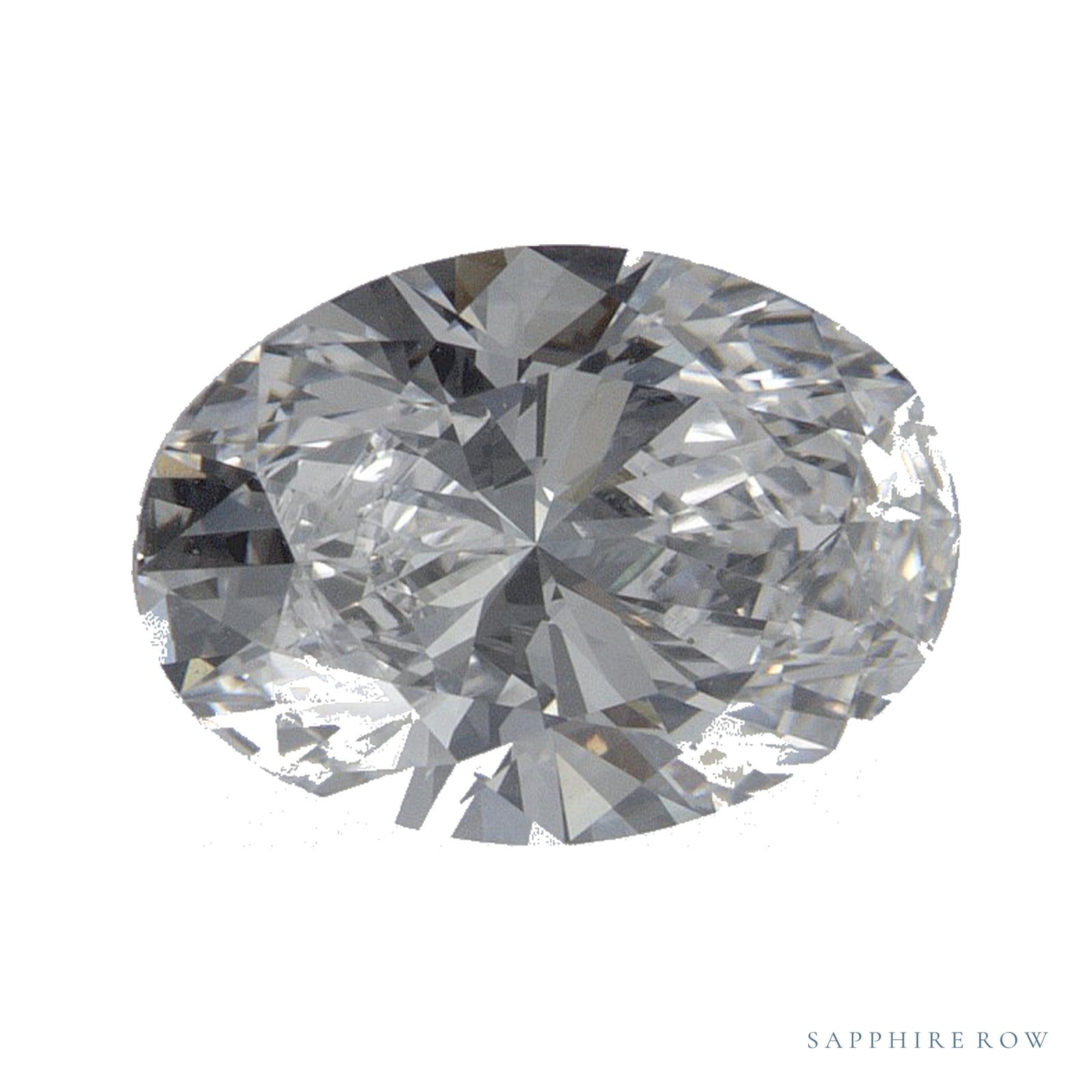 1.58 ct lab-grown diamond, oval cut | Sapphire Row · cut4