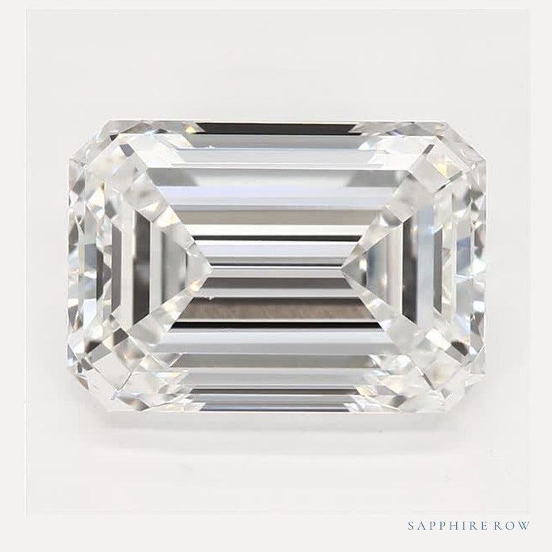 1.58 ct lab-grown diamond, emerald cut | Sapphire Row · cut6