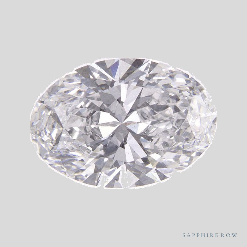 1.58 ct lab-grown diamond, oval cut | Sapphire Row · cut5