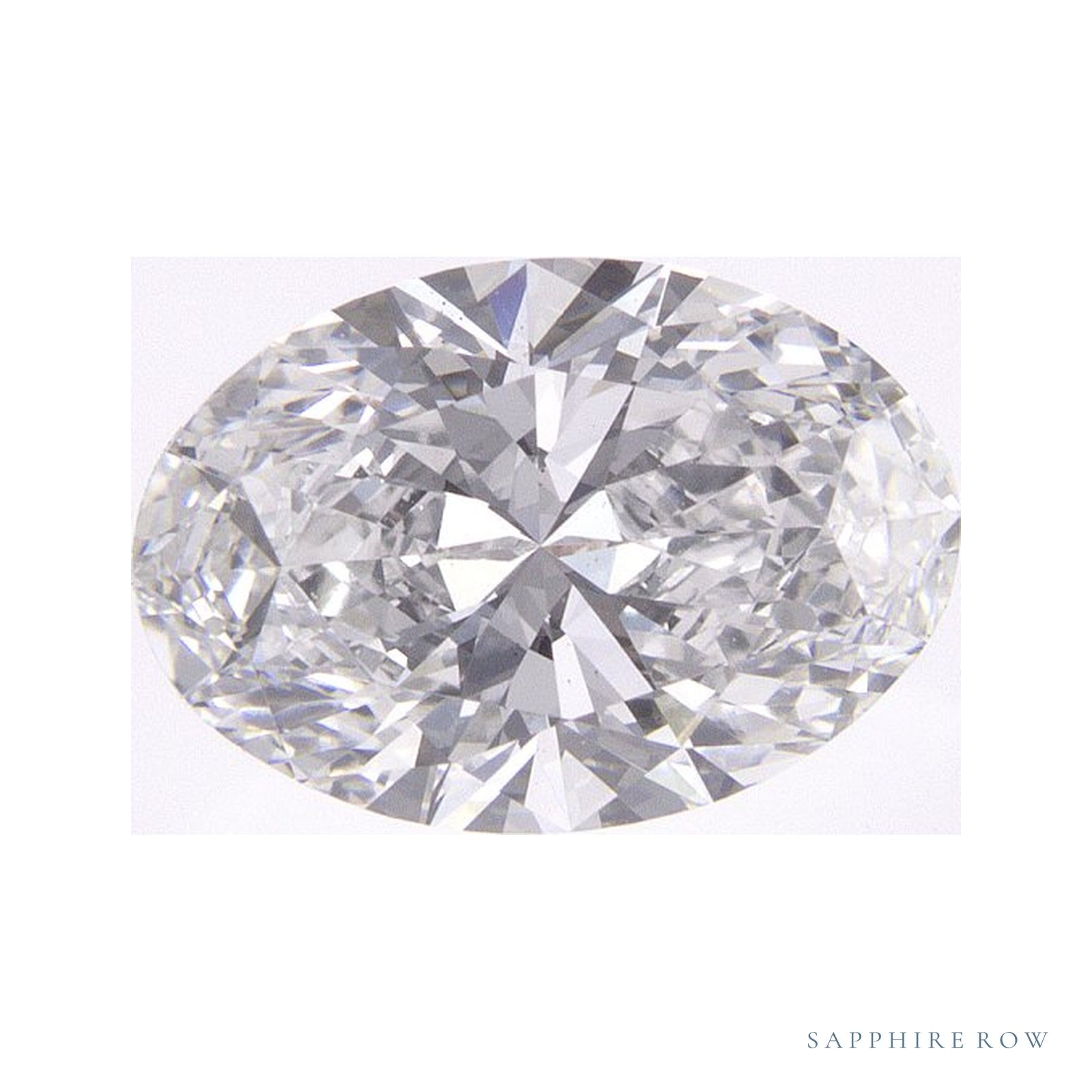 1.58 ct lab-grown diamond, oval cut | Sapphire Row · cut4