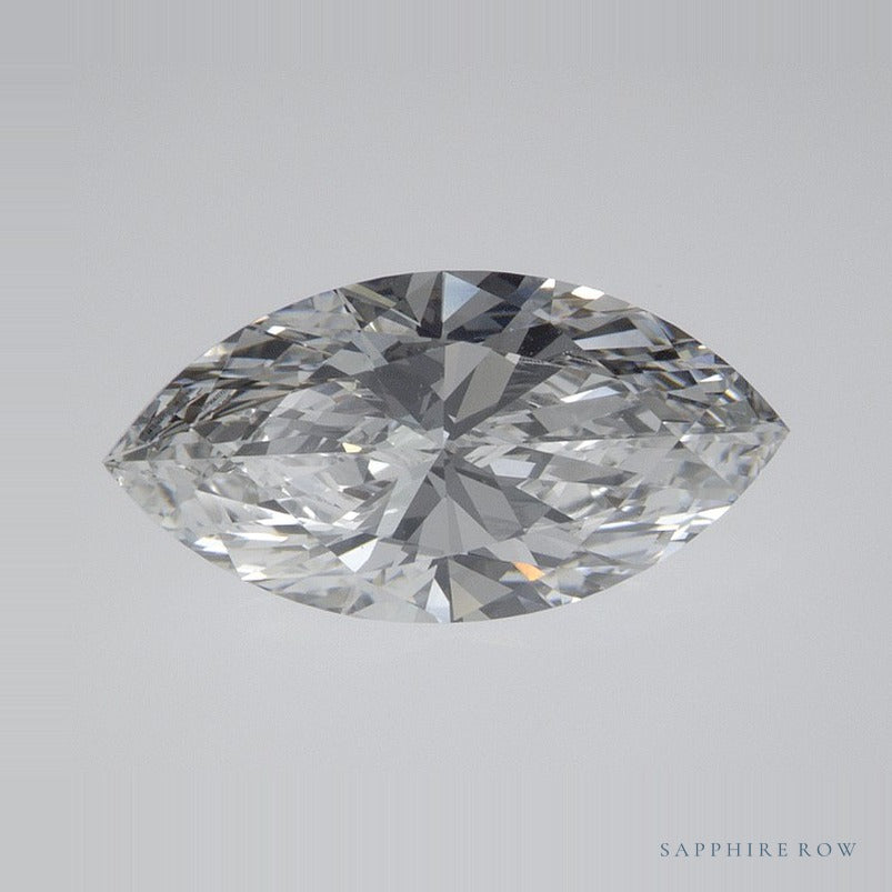 1.58 ct Marquise Lab-Grown Diamond – E VVS2 – Faceted Cut – IGI Certified — Sapphire Row · cut7