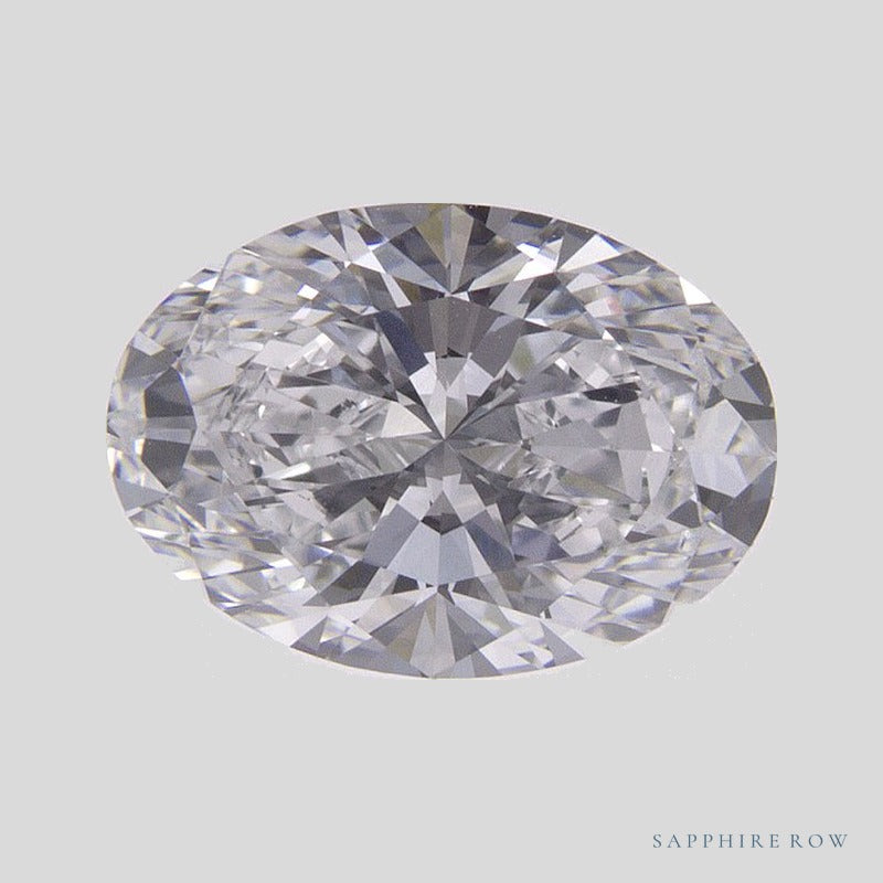 1.58 ct lab-grown diamond, oval cut | Sapphire Row · cut5