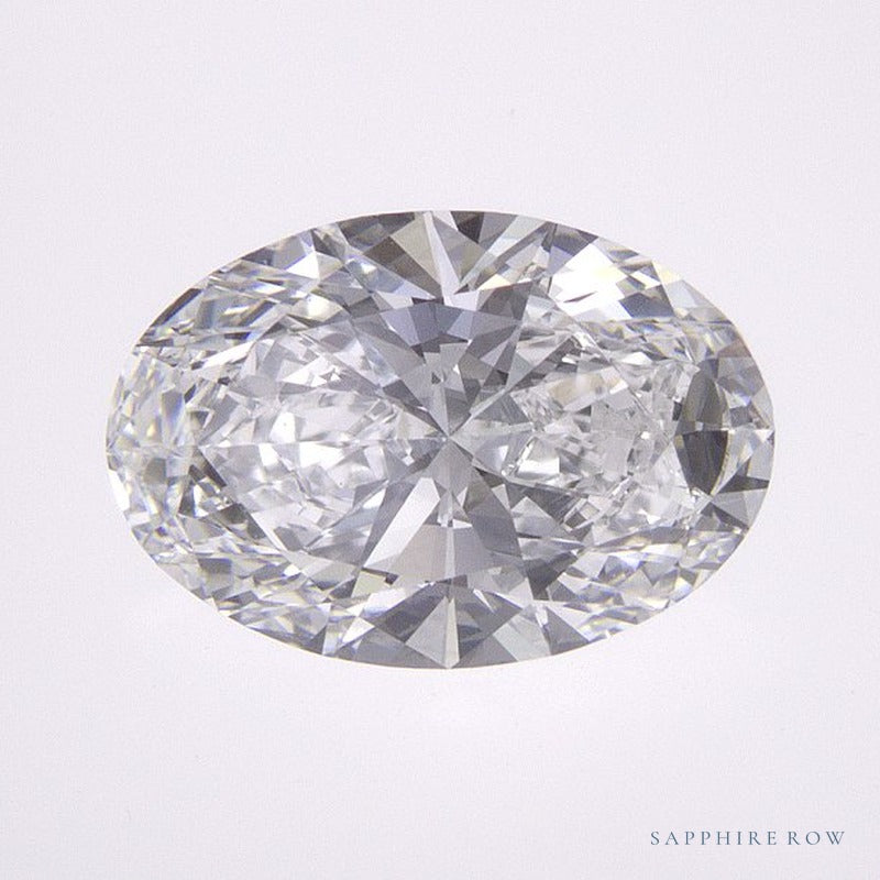 1.58 ct lab-grown diamond, oval cut | Sapphire Row · cut6