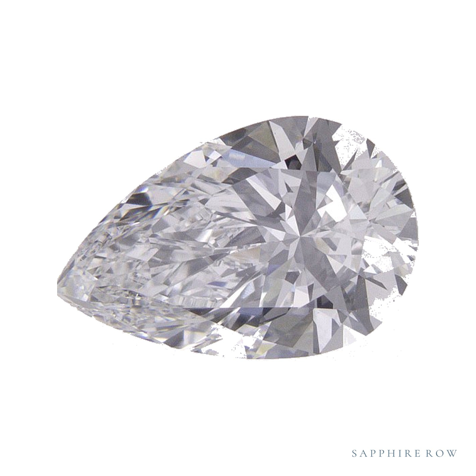 1.58 ct lab-grown diamond, pear cut | Sapphire Row · cut4