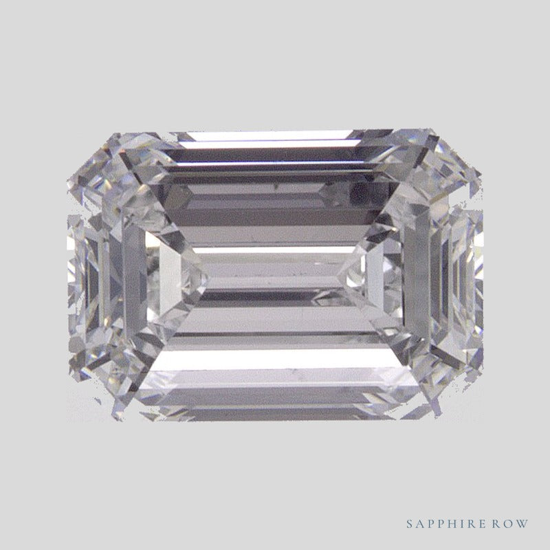 1.58 ct lab-grown diamond, emerald cut | Sapphire Row · cut4 · cut5