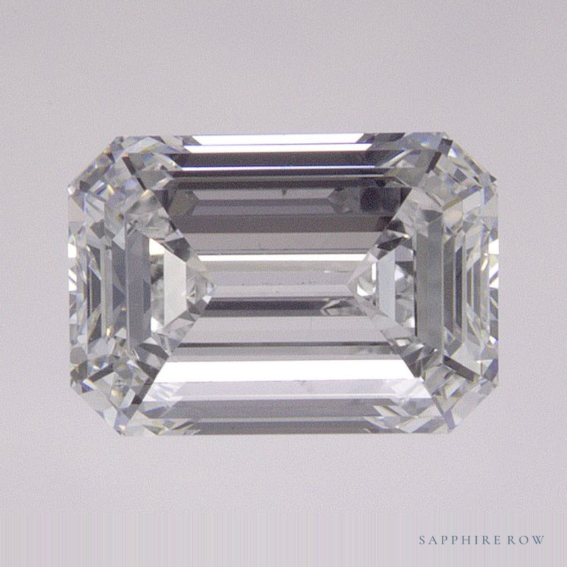 1.58 ct lab-grown diamond, emerald cut | Sapphire Row · cut7