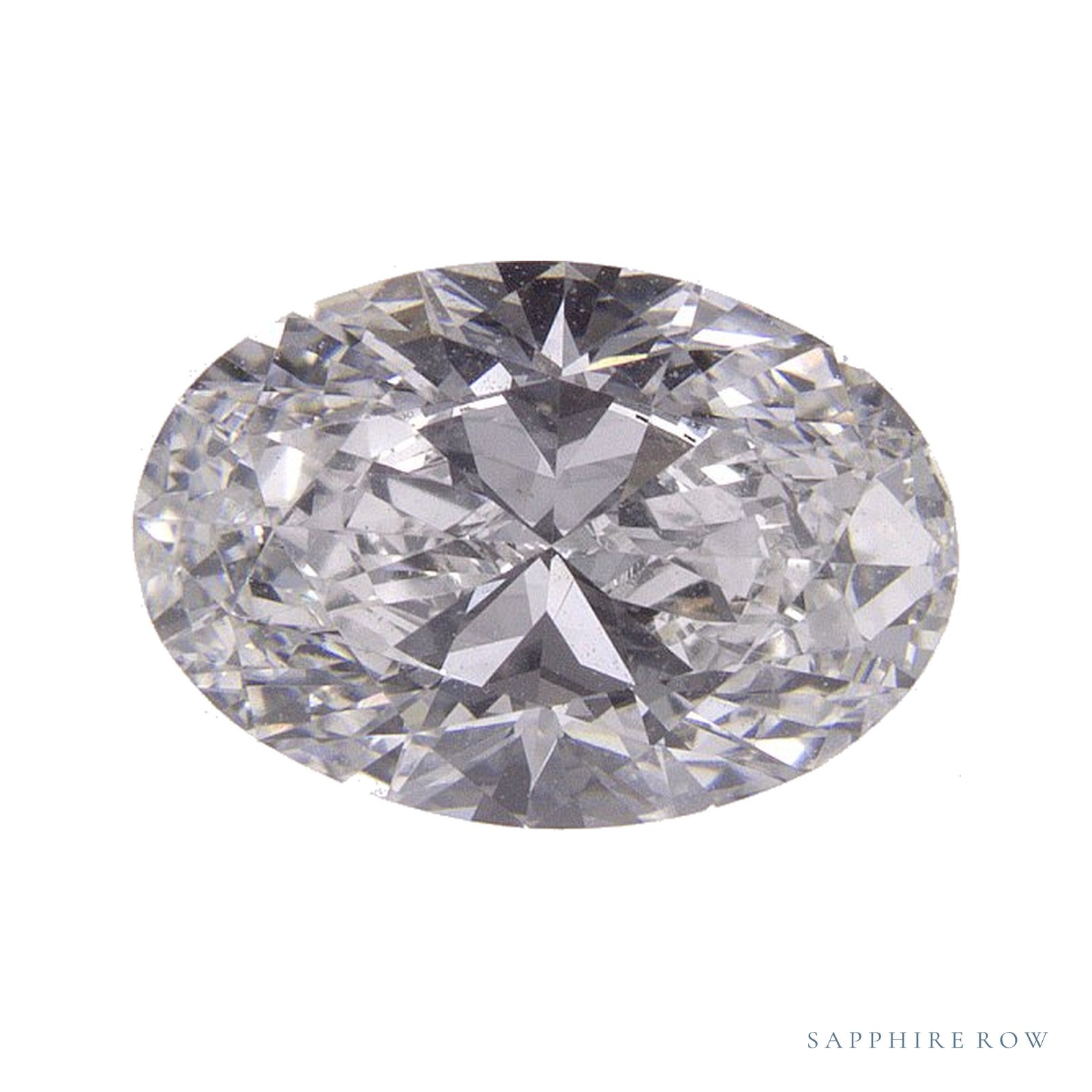 1.58 ct lab-grown diamond, oval cut | Sapphire Row · cut4